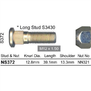 PRODUCTS WHEEL STUD AND NUT