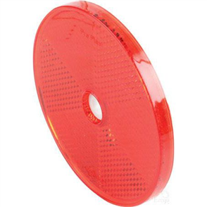 Reflector Round Red 84mm - 50 Pce