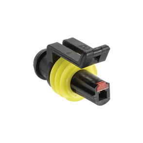 Amp Super Seal 1 Way Waterproof Connector With Terminals And Seals Ma