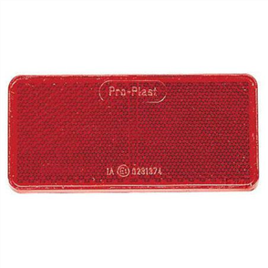 Rectangle Red 44 x 94mm - 50 Pce