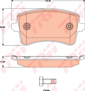 Brake Pad Set (DB2185)