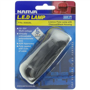 Number Plate Light LED 10 to 30V With 0.5M Lead