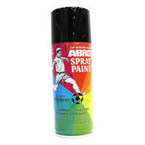 ABRO SPRAY PAINT GLOSS BLACK