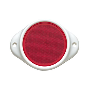 Reflector Round Red 80mm - 1 Pce