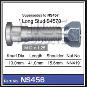 PRODUCTS WHEEL STUD AND NUT