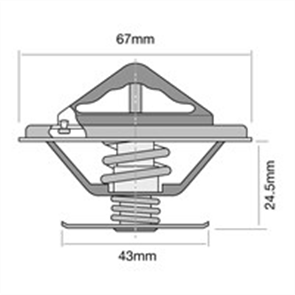 THERMOSTAT HIFLOW  89"
