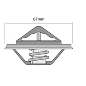 THERMOSTAT HIFLOW 82"