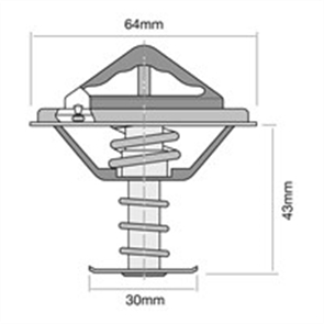 THERMOSTAT HIFLOW 82"