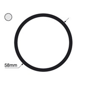 THERMOSTAT GASKET - RUBBER SEAL (58MM)