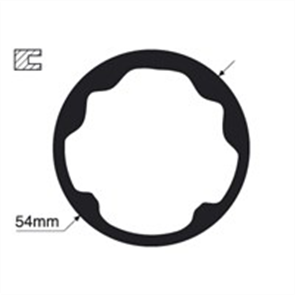 THERMOSTAT GASKET - RUBBER SEAL (54MM)
