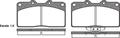 FRONT DISC BRAKE PADS - MITSUBISHI 3000 GT Z16A 92-99 DB940 E