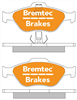 PRO-LINE BRAKE PADS SET FORD FIESTA WP, WQ 1.6 (W/ABS) BT1578PRO