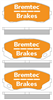 4WD BRAKE PADS SET CANTER (FE5_ FE8_) 3.0 DiTD BT1855E