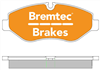 TRADELINE BRAKE PAD SET FRONT MERCEDES VITO (W639) BREMBO BT1979TS