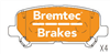 PRO-LINE BRAKE PADS SET ISUZU MUX 4WD 3.0D 2014- BT2279PRO