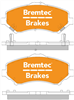 TRADE-LINE FRONT BRAKE PADS SET JEEP WRANGLER 3.7i V6 2007- BT731TS