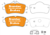 EURO-LINE BRAKE PADS SET MERCEDES W164 ML63 AMG 4 MATIC BT9240ELC