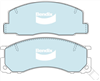 FRONT DISC BRAKE PADS - TOYOTA PREVIA TCR10,20 90-00