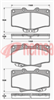 DB1346 UC FRONT DISC BRAKE PADS - TOYOTA HILUX VZN130V6 93-97