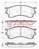 DB1362 UC FRONT DISC BRAKE PADS - FORD / MAZDA 323 BJ 98-04