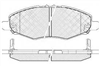 DB1751 UC FRONT DISC BRAKE PADS - TOYOTA HILUX 05-