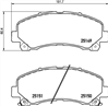 DB1841 UC FRONT DISC BRAKE PADS - HOLDEN COLORADO 08-