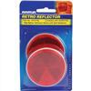 Reflector Round Red 65mm - 2 Pce