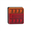 12V LED Stop/Tail/Indicator Lamps With Reflector Twin Blister