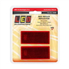 LED RED REFLECTOR 70X30 S/A 2PKT